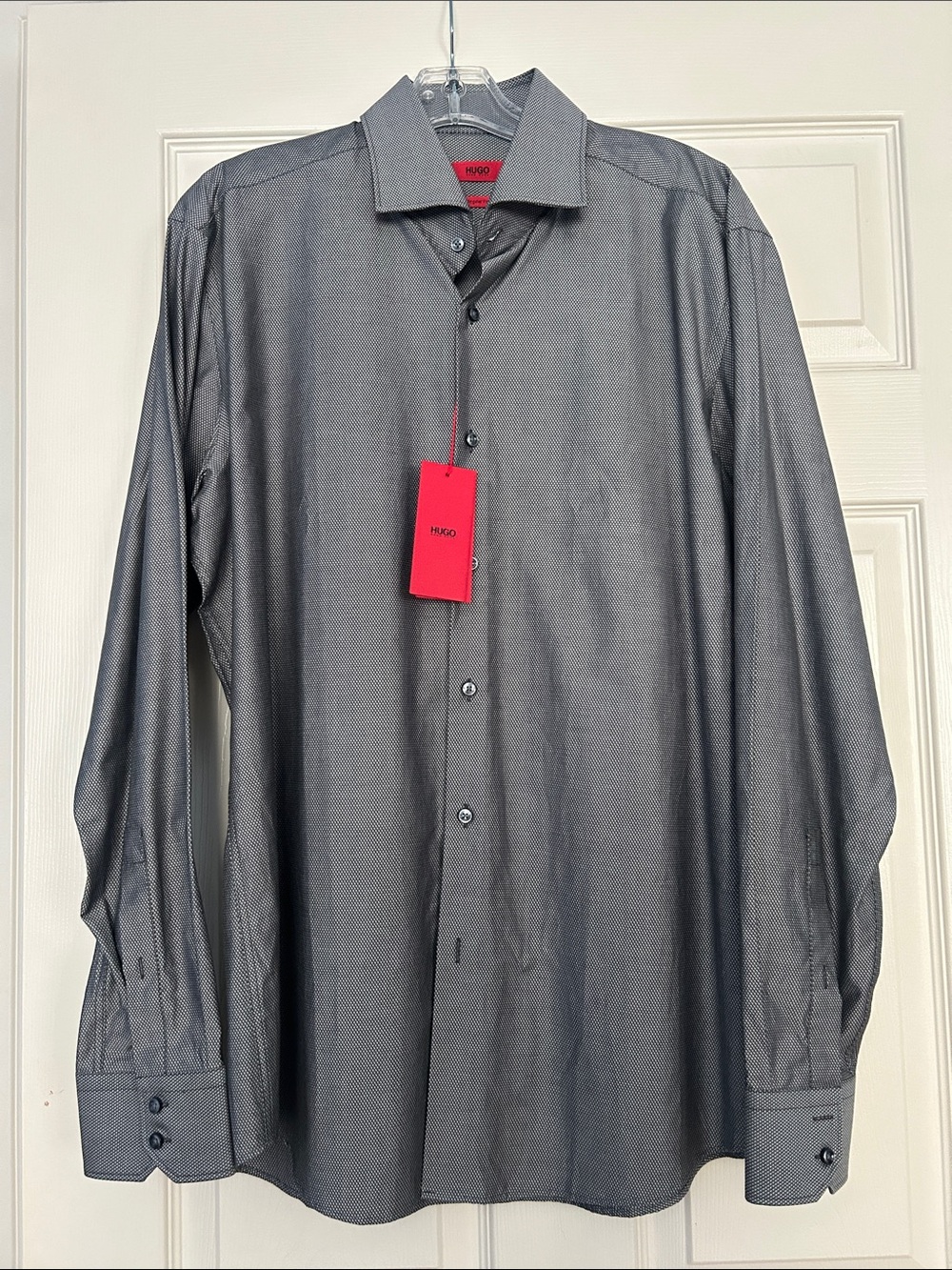 Hugo Boss Men's Grey Dress Shirt NWT